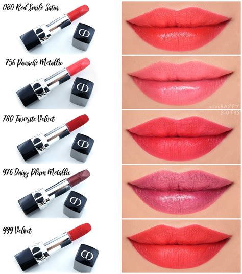 Dior rouge lipstick shades